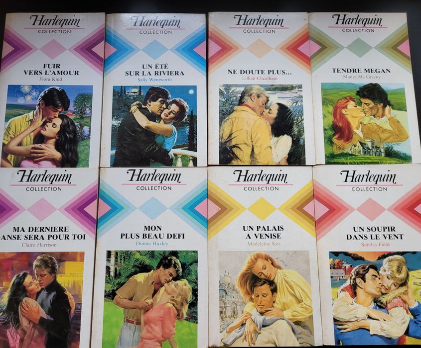 37 заглавия от романтична колекция Арлекин на френски език