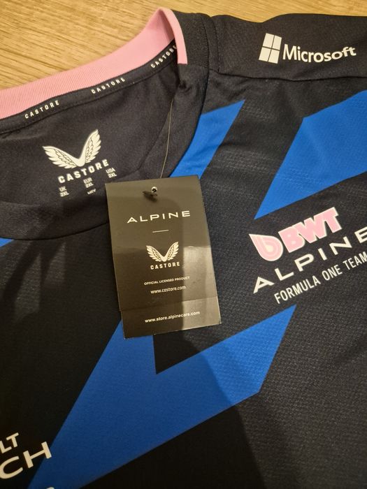 Tricou Castore Alpine F1 Team, Driver 1, 2XL, Dark Sapphire, nou