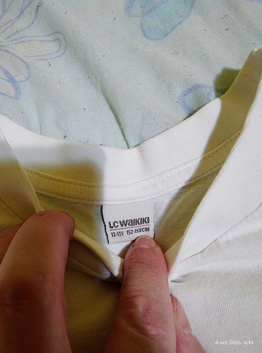 Lot Tricou scoala tricouri alb guler