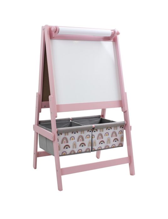 Двустранна детска дъска с кутии за играчки