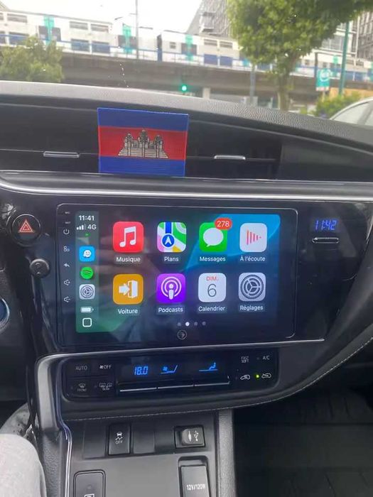 Navigație Android CarPlay Toyota Auris 2012-2017