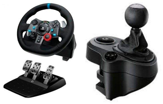 Logitech G29 + КПП Driving Force Shifter