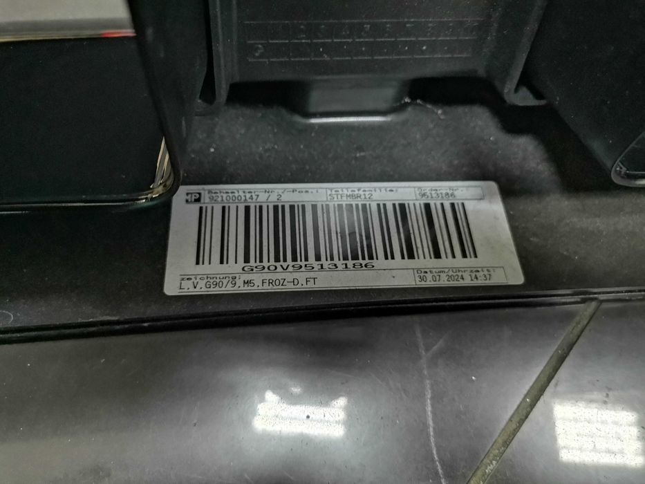 BMW G90 G99 M5 Като Нова Предна Броня Комплект Frozen deep grey