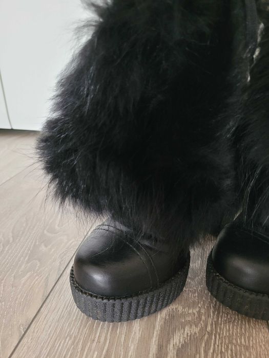 Естествена кожа дамски боти Bianki 60 лв