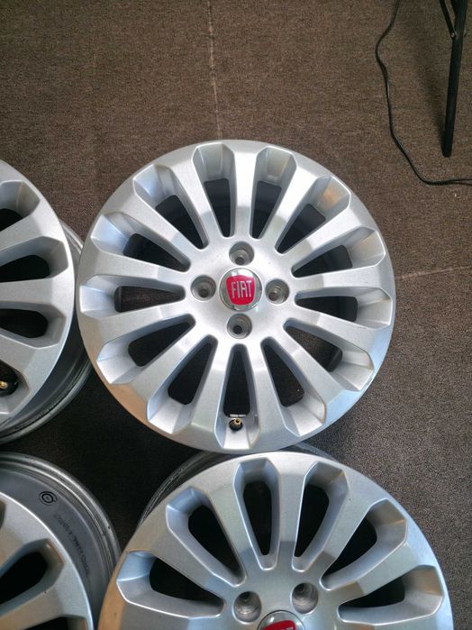 4 Jante Aliaj 4x98 15'' - OEM Fiat 500 / Ford KA - 6J ET 40 !