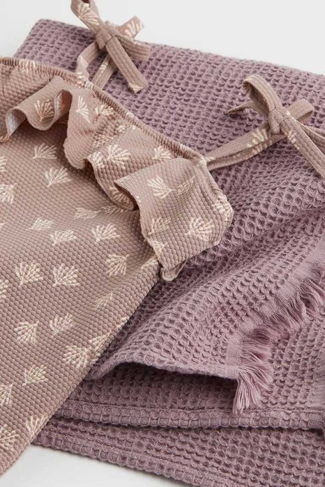 Комплект Купальник + полотенце H&M размеры 6-8
