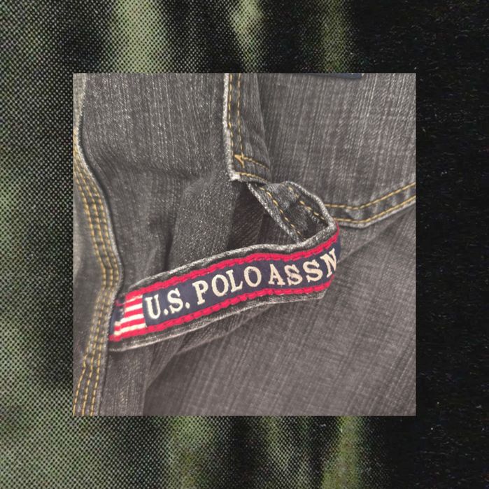 U. S. Polo Assn. Carpenter Jorts Черни Къси Дънкови Панталони