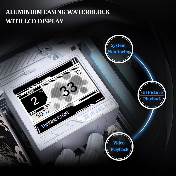 Cooler CPU Thermalright Mjolnir Vision 360 ARGB, racire lichid 360 mm