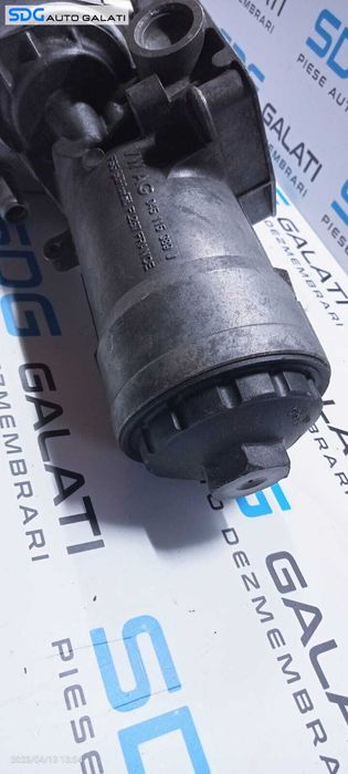 Suport Corp Carcasa Filtru Radiator Racitor Ulei Termoflot Audi A4 B7 2.0 TDI BLB BNA BRE BRF BVF BVA BRD 2005 - 2008 Cod 045115389J [D0363]
