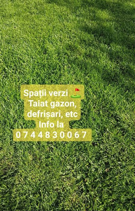 Intreținere spatii verzi livezi, gradini, semanat gazon, defrisari
