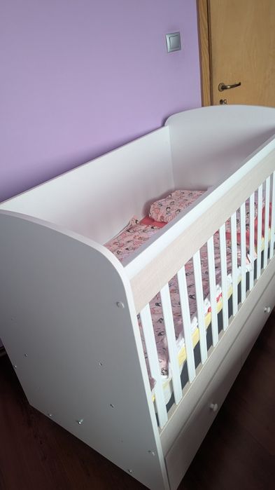 Детско/Бебешко легло за матрак 60/120 и с матрак алое вера