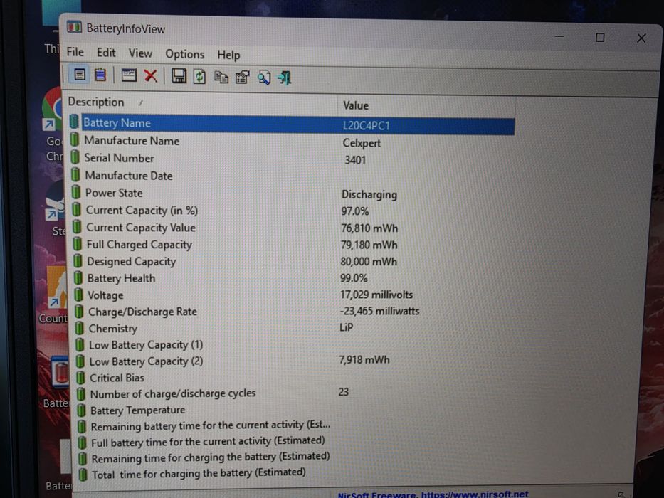 Геймърски Lenovo Legion 5 / Ryzen 5-5600H / 32GB Ram / Radeon RX 6600M/ 1TB SSD
