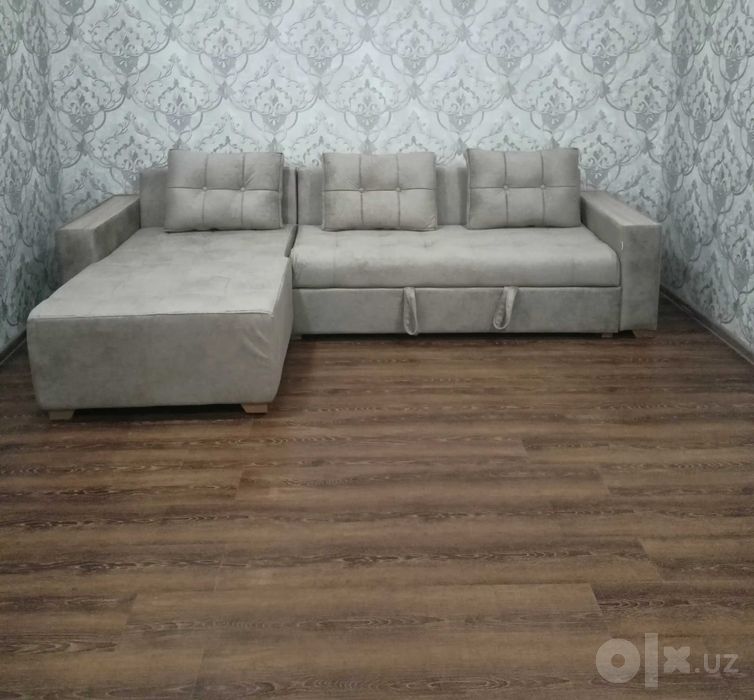 Диван угловой AIKO Aura, раскладной, подушки в комплекте | Divan