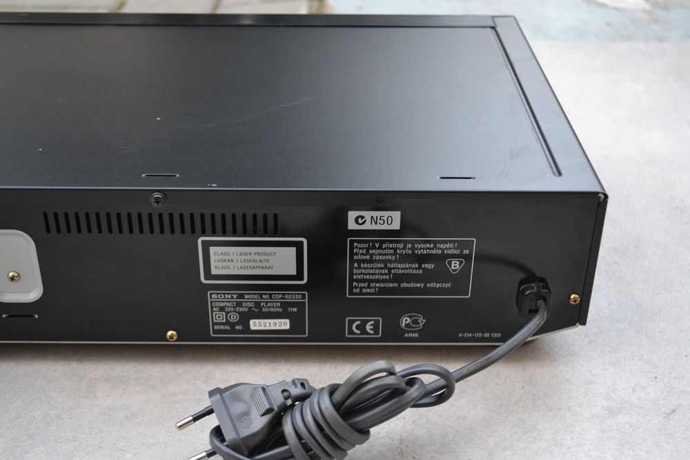 Cd player Sony CDP XE 530