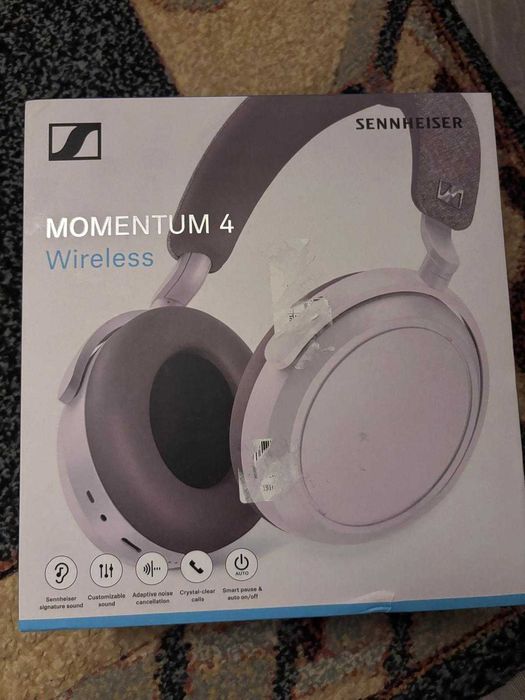 Casti Sennheiser Momentum 4 ,noi,la cutie!