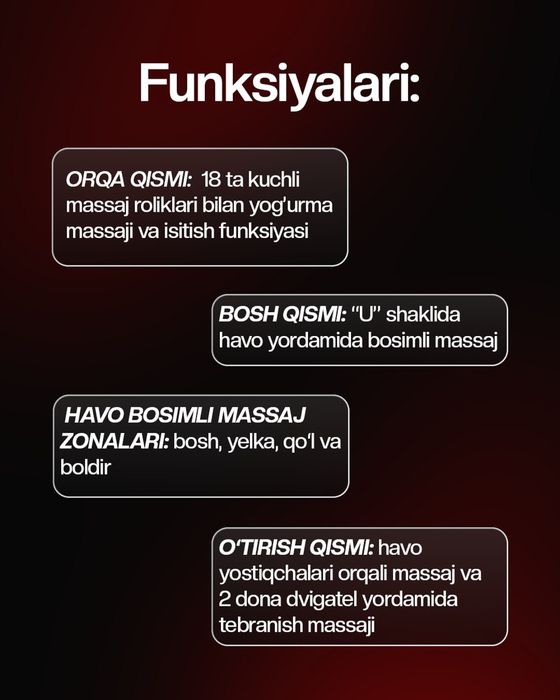 Birinchi qo’l massajyorlar