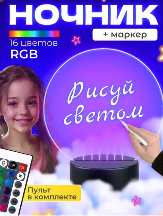 Светильник декоративный ночник