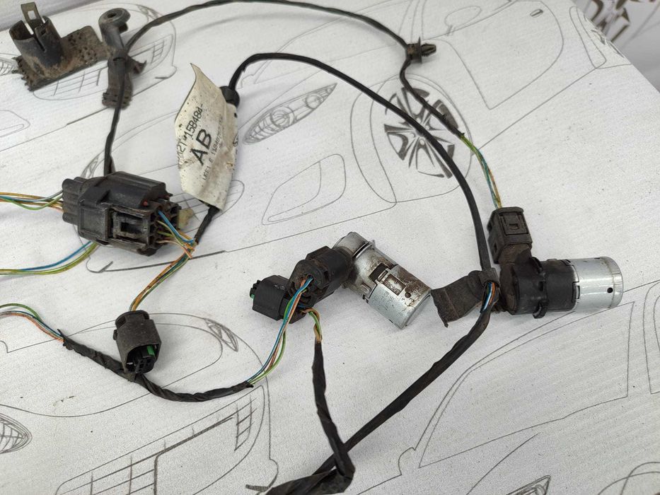 Senzori Parcare Spate (2 Buc.) + Instalatie Jaguar XF (X250) Sedan 2007–2015 / Cod OEM 8X23-15B484-AB (5D2)