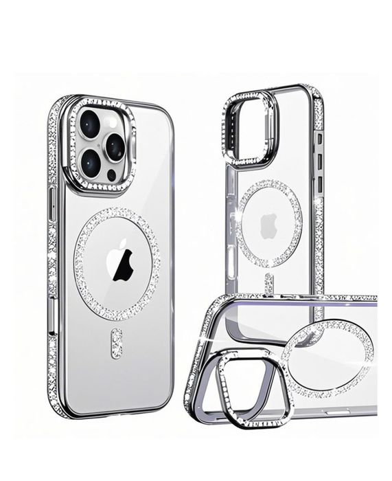 Iphone 16 / 16 PLUS 16 PRO 16 PRO MAX Husa Magsafe Luxury Suport Folie