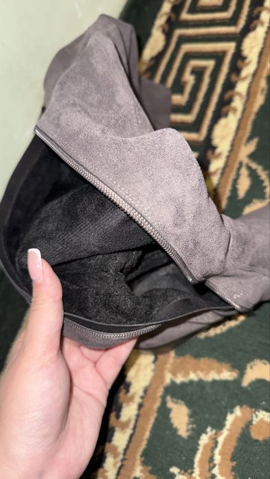 Ботфорты теплые