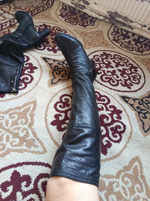 Продам ботфорты нат.кожа