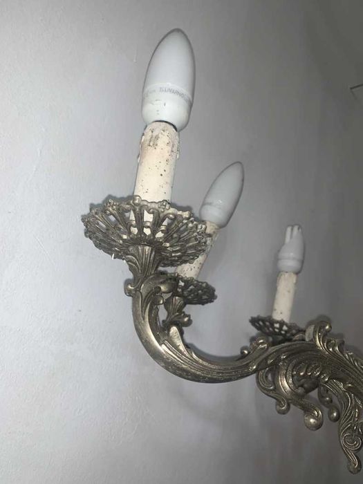 Candelabru cu opt brate ingeras