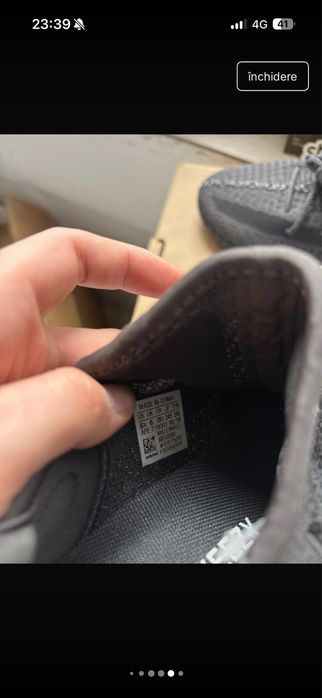 Adidas Yeezy Boost 350 V2 Black Reflective 39 1/3