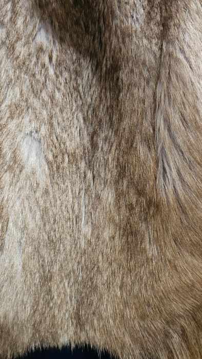 Vestă din blană naturală – iepure cu guler din vulpe naturală | stare