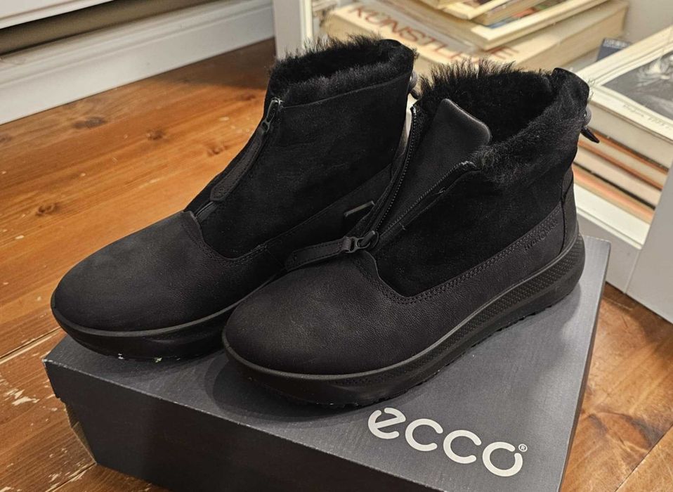 Боти Ecco, дамски, естествена кожа