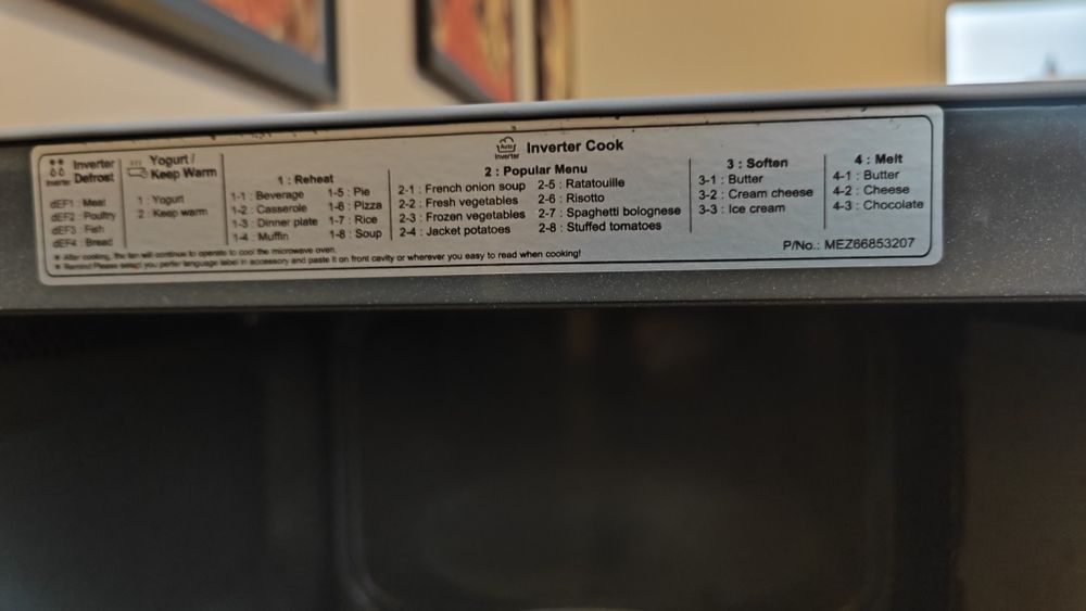 Cuptor cu microunde LG 1000 W