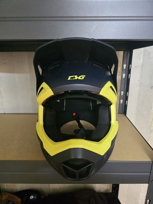 Casca TSG Sentinel Solid Color-Satin Blue Yellow