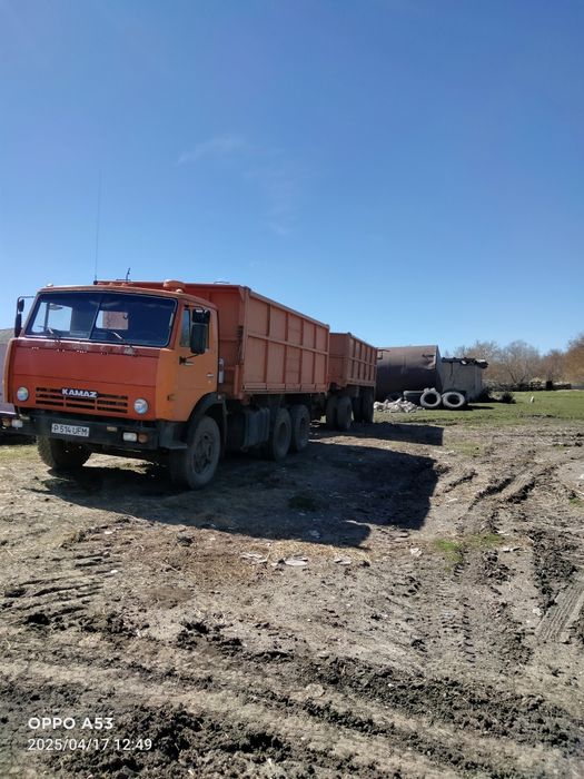 Камаз с прицепом