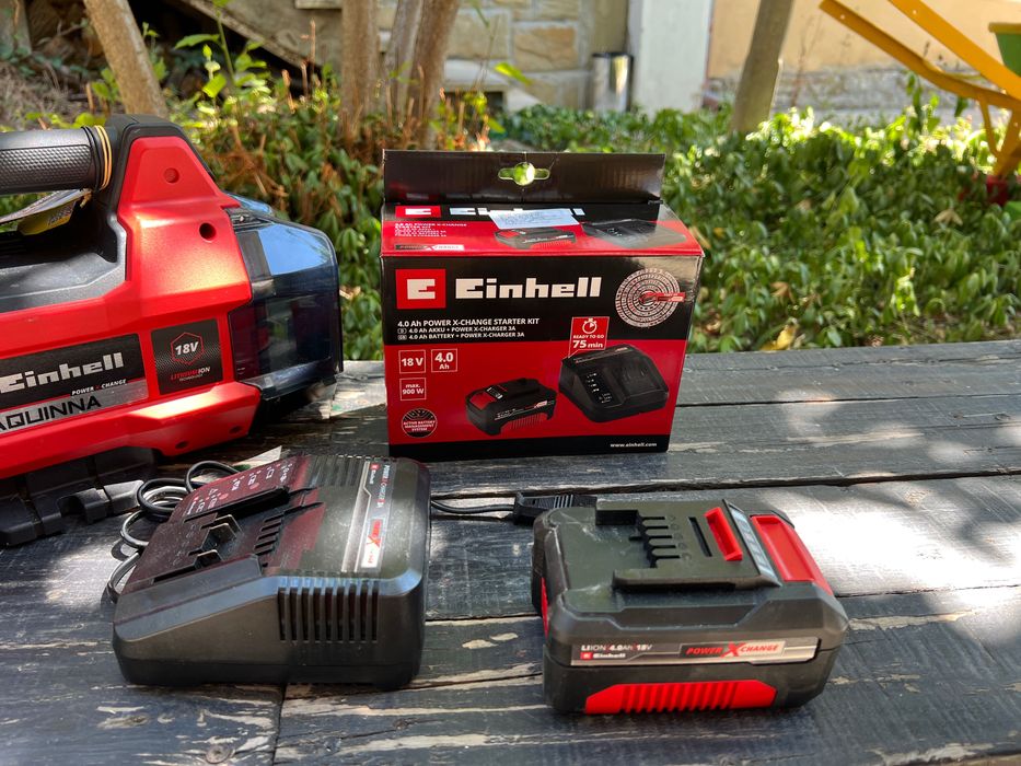 Помпа за вода Einhell с батерия и зарядно