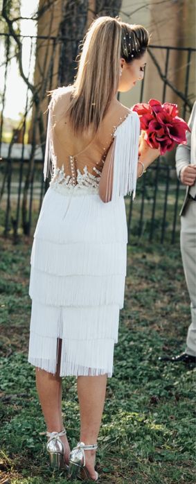 Vând rochie alba cununie