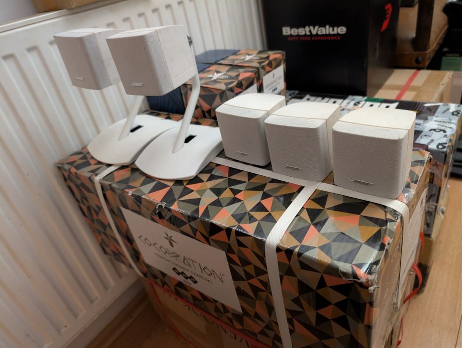 Boxe sateliti cuburi Bose Acoustimass suporti originali harman jbl
