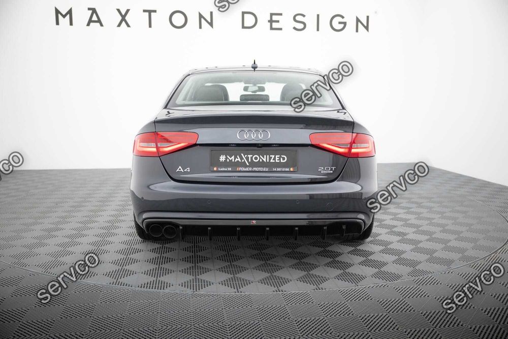 Difuzor bara spate Audi A4 B8.5 Facelift 2011-2015 v21 Maxton Design