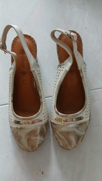 Официално-ежедневни елегантни обувки със стелка от естествена кожа