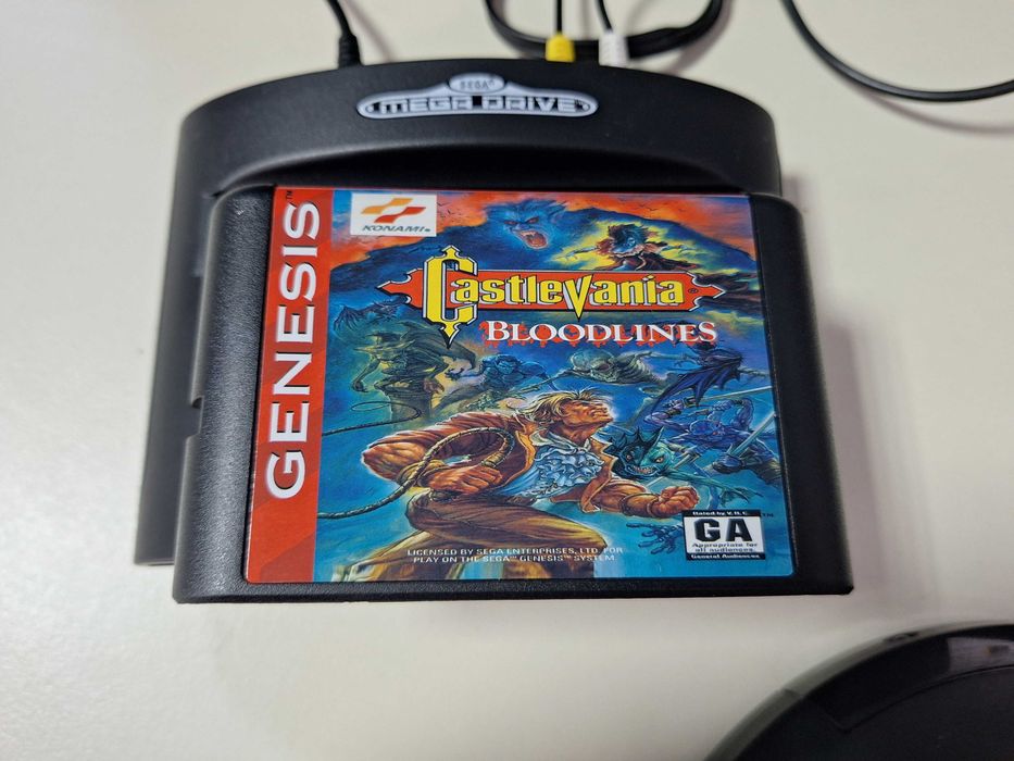 Caseta discheta clasicaCastlevania Bloodlines game Sega Genesis NTSC