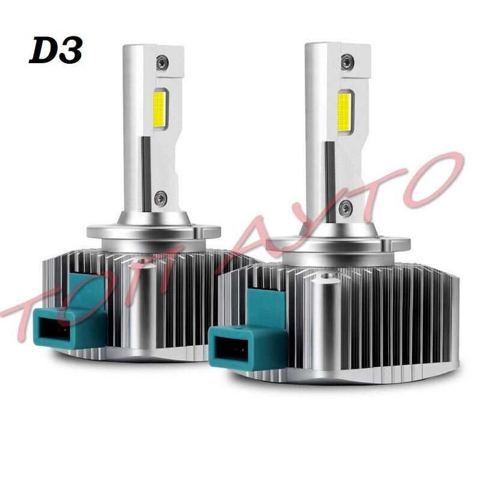 LED D1 D2 D3 D4 Plug & Play Лед Крушки Директна Смяна Фабричен Ксенон