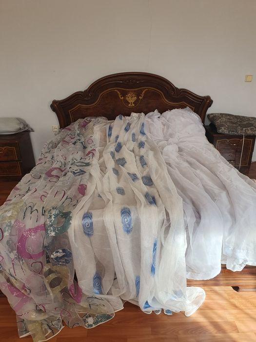 Шторы комплект.тюли