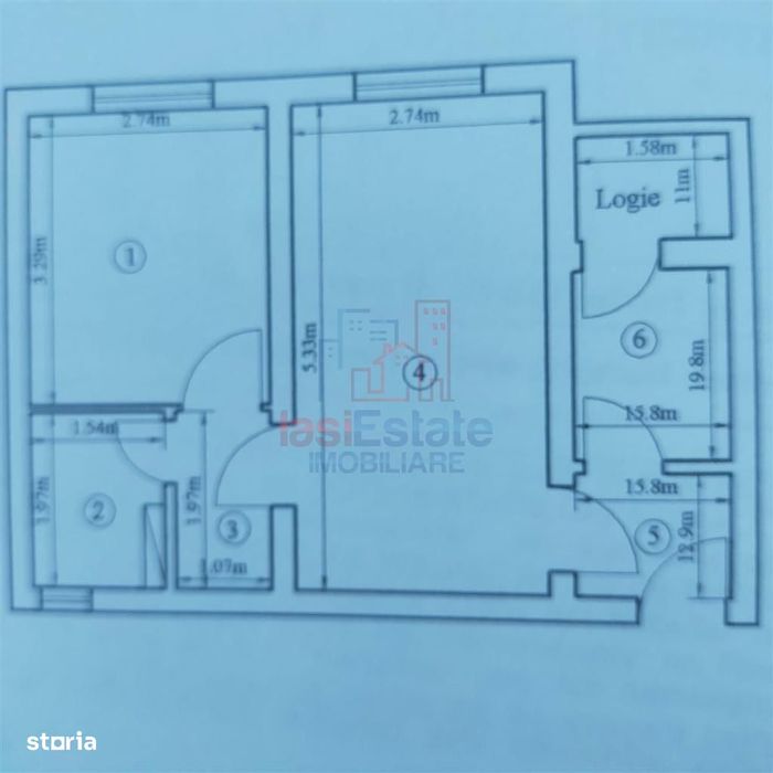 Apartament 2 camere Podu Ros