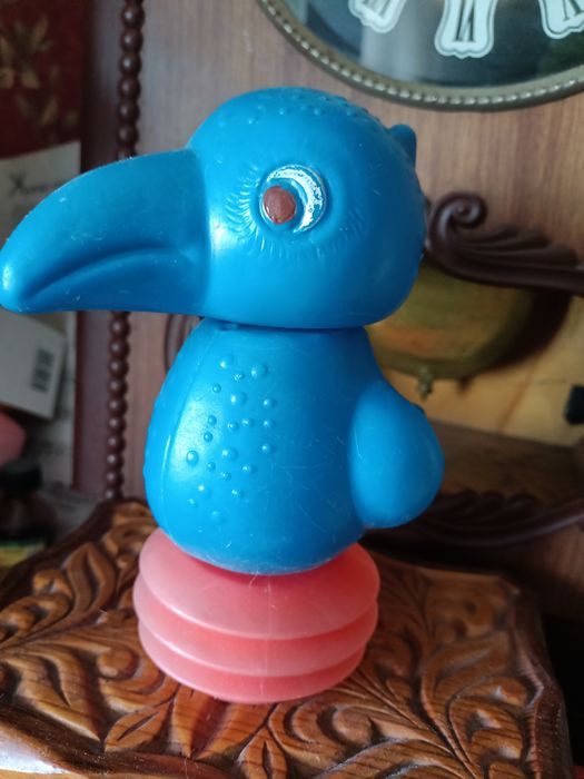 Игрушка СССР  пищалка около 17см пластмасса