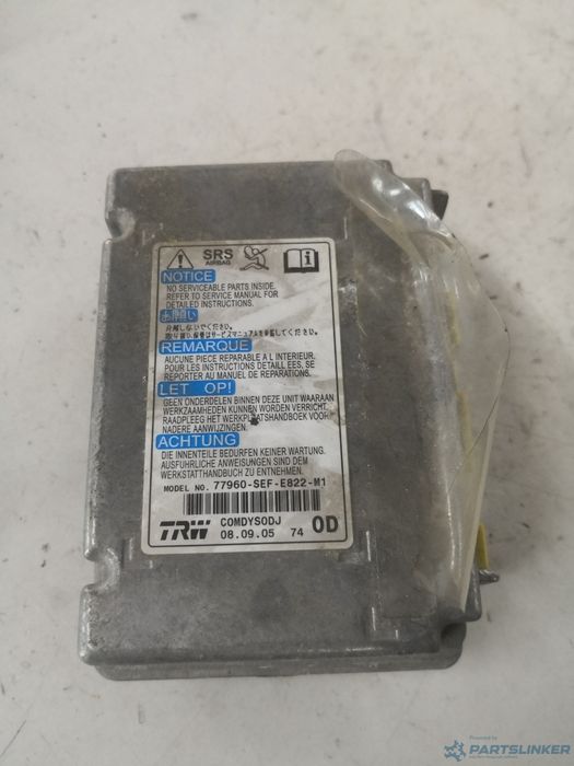 Calculator Airbag Honda Accord Vii (Cm) [ 2002 - 2008 ] Oem 77960Sefe8