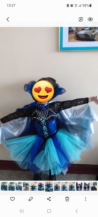 Платья синий птица