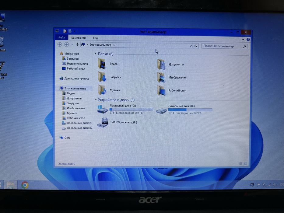 Ноутбук Acer CORE i5 + 4 ГБ ОЗУ