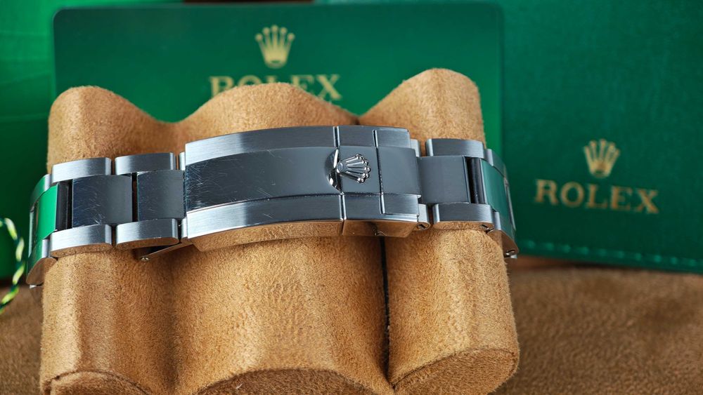 Rolex Daytona 126506 Platinum Ice Blue Diamond Baguette Dial часовник