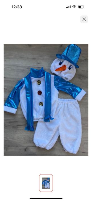 Продам костюм снеговика