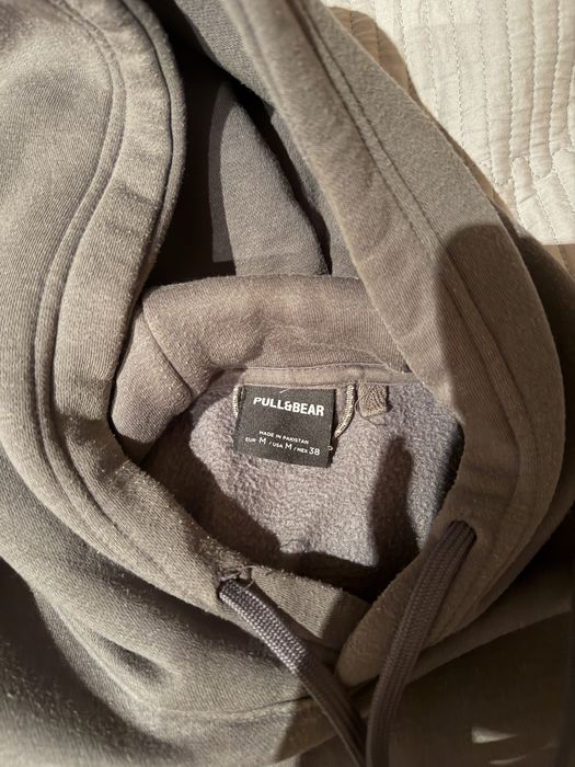 Серое худи pull&bear