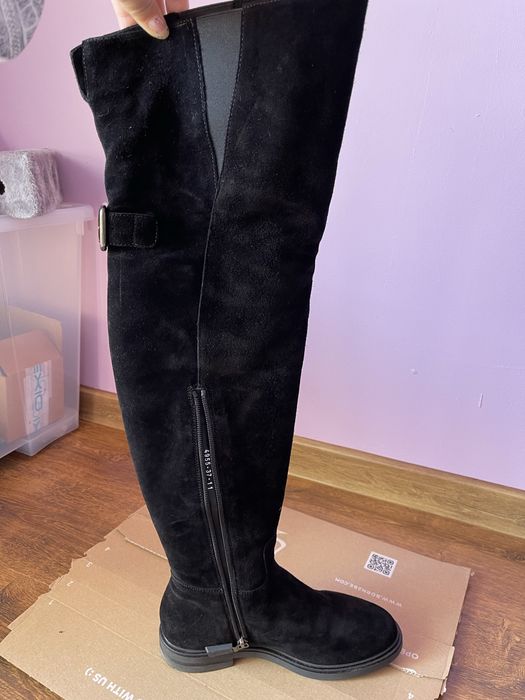 Cizme Anna Cori Camoscio piele intoarsa