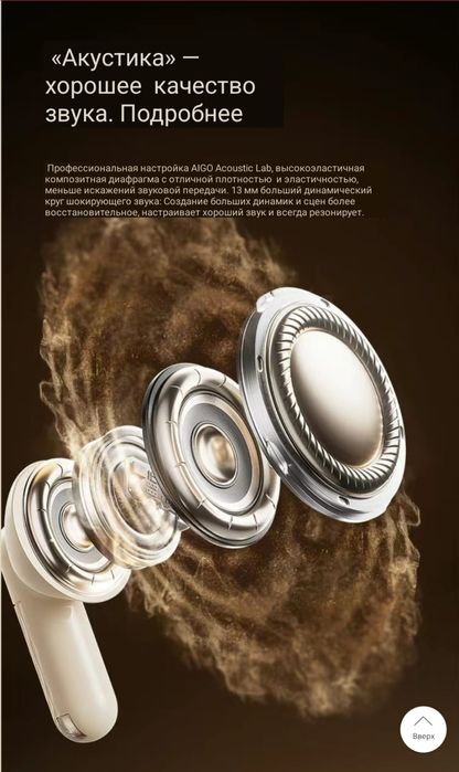 Наушники aigo TJ36 оригинал